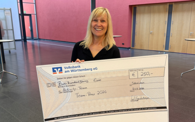Teampreis für das Activity bei der TSV Schmiden Delegiertenversammlung
