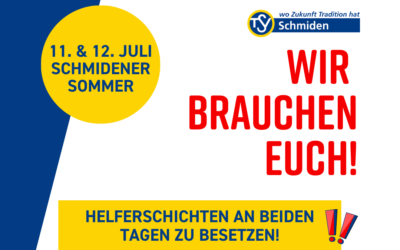 Helferaufruf: Schmidener Sommer 2026